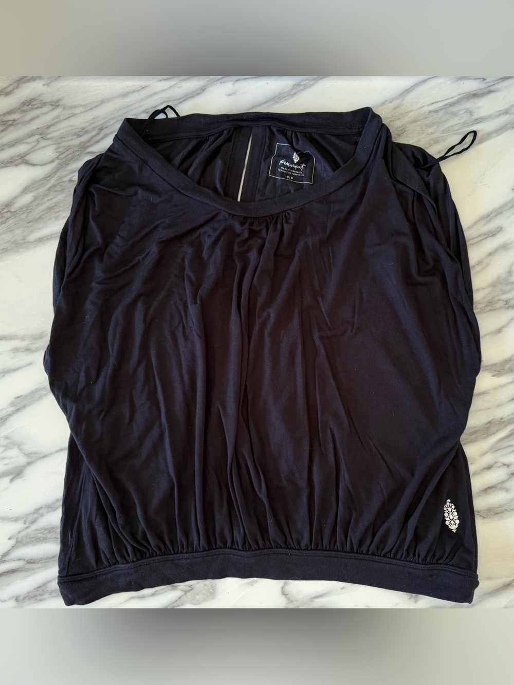 Free People Open Back Tee